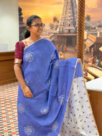 COTTON LINEN SAREES