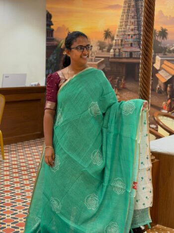 COTTON LINEN SAREES
